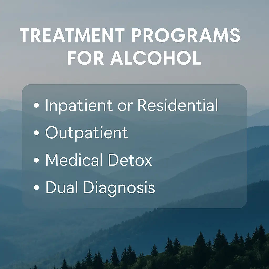 treatment programs for alcohol